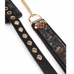 Geisha Jacquard Choker s povodcem