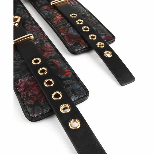 Lolita-LifeStyle-Geisha-Jacquard-Wrist-Cuffs-4 Geisha Jacquard lisice za zapestja