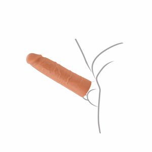 Penis sleeve liquid silicone 18 cm Inferno