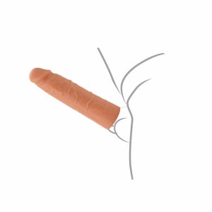 Penis sleeve liquid silicone 20 cm Inferno