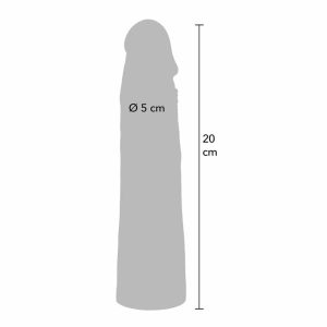 Dimenzije Penis sleeve liquid silicone 20 cm Inferno
