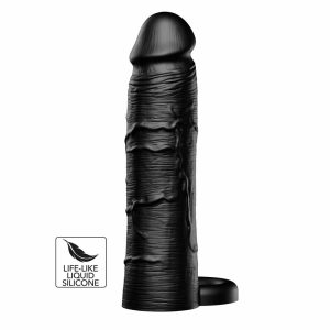 Rokavček z obročem 18 cm črn Inferno