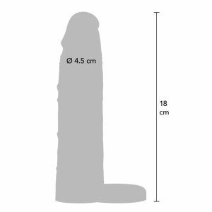 Rokavček z obročem 18 cm črn Inferno