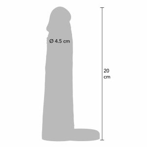 Rokavček z obročem 20 cm črn Inferno