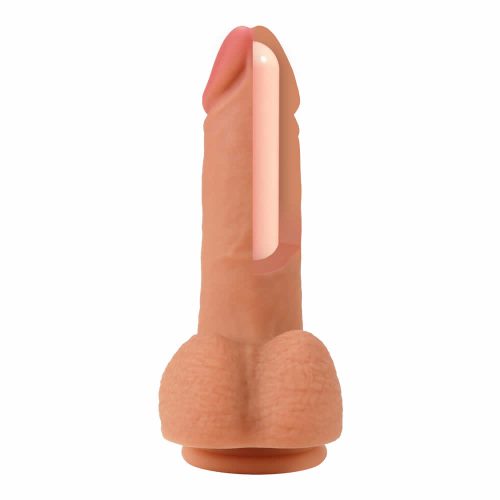 Inferno Realistic dildo tekoči silikon 16 cm balls