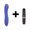 Satisfyer Perfect Kiss in Calexotics Connect Contoured G vibrator