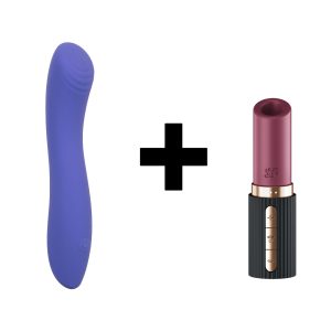 SatisfyerPro 2 Kiss in Calexotics Connect Contoured G vibrator