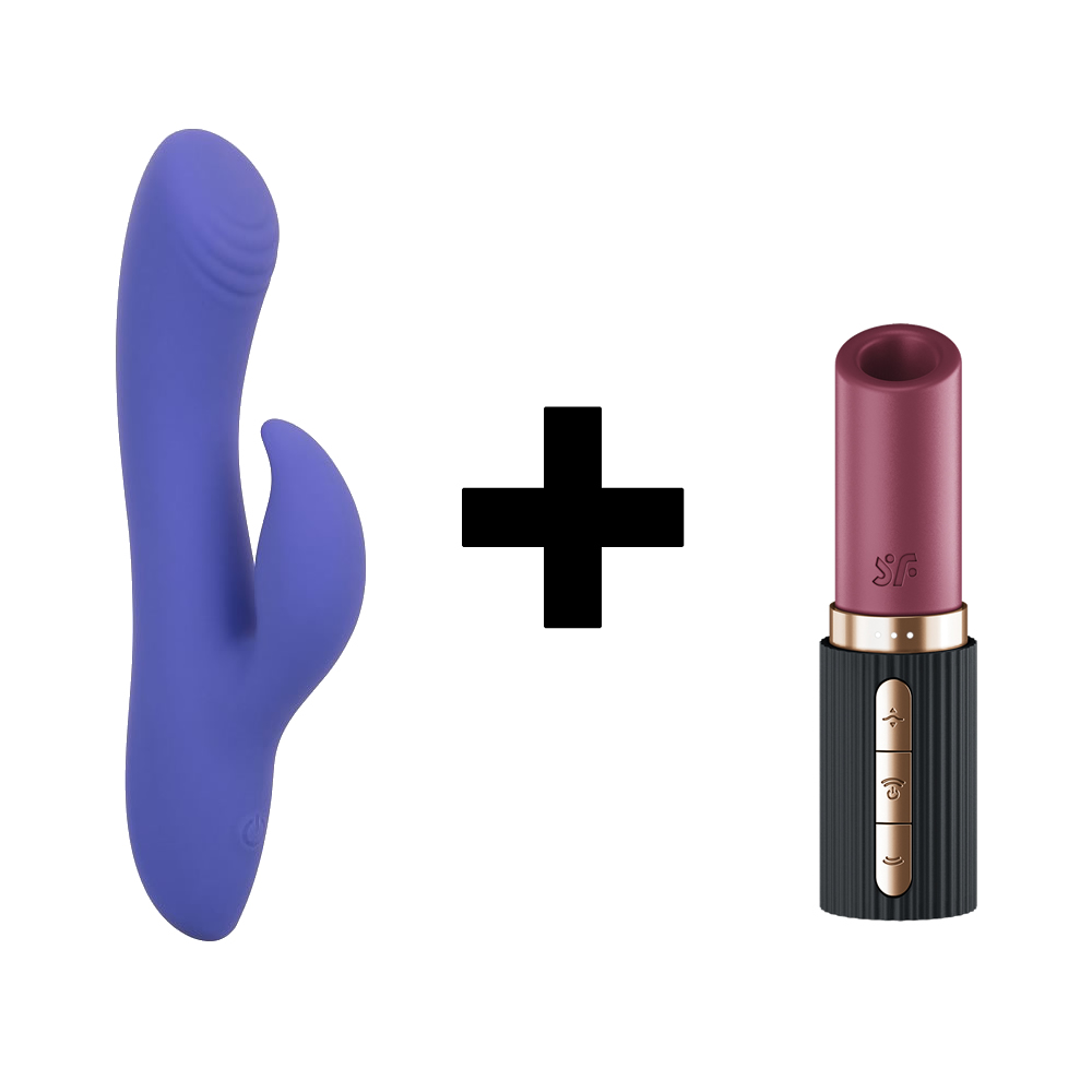 Lolita-lifestyle-Paketna-ponudba-Calexotics-Connect-Rabbit-vibrator-in-Satisfyer-pro2-Kiss Satisfyer Pro 2 Kiss in Calexotics Connect Dual stimulator