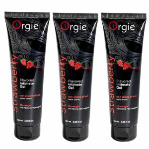 Orgie Lube Tube lubrikant jagoda 2 x 100 ml