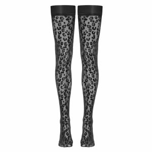 Cottelli Legwear Samostoječe nogavice Leopard