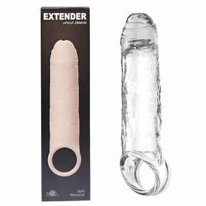 Lolita-LifeStyle-Aphrodisia-penis-sleeve-clear-uncut-1 Rokav za podaljšanje penisa Aphrodisia neobrezan