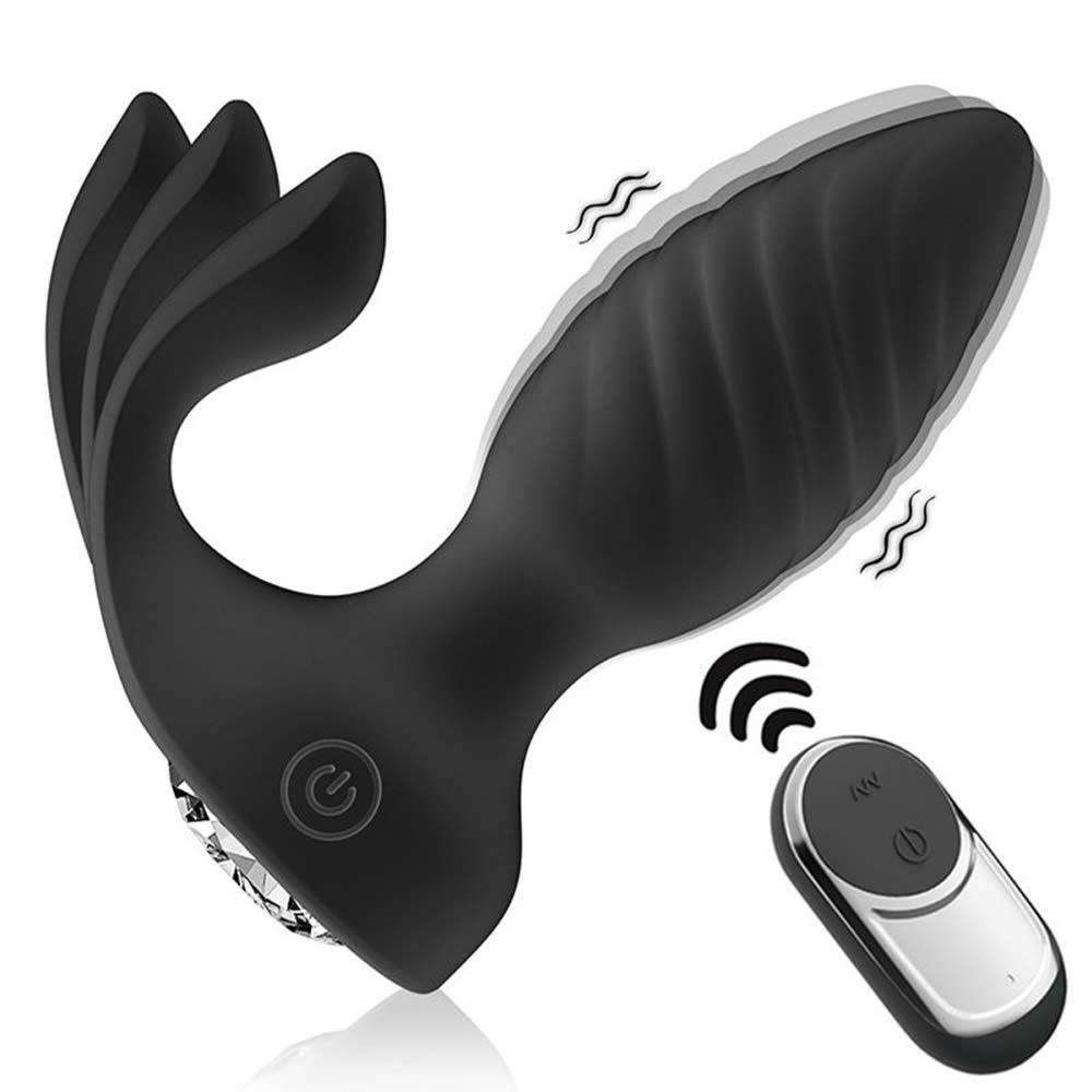 Lolita-LifeStyle-Dual-motors-butt-plug-remote-1 Analni vibrator z dvema motorjema