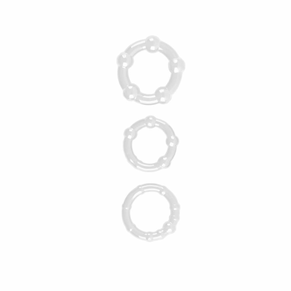 Lolita-LifeStyle-Smooth-nubs-triple-stamina-ring-set-2 Obročki za penis Smooth nubs