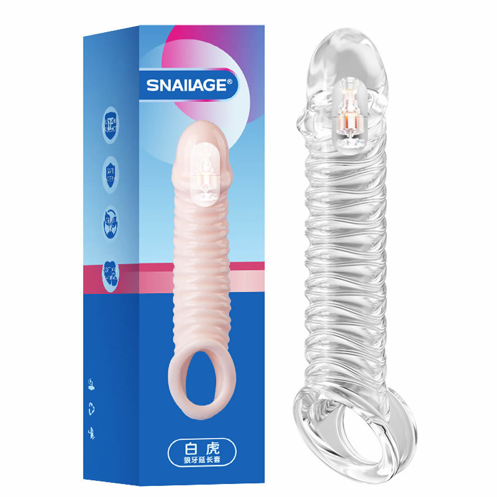 Lolita-LifeStyle-Snailage-Mythical-beast-vibrating-penis-sleeve-ribbed-1 Vibracijski rokav za penis Mythical Beast ribbed