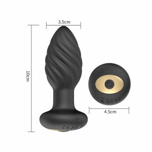 Analni vibrator z daljincem Threaded