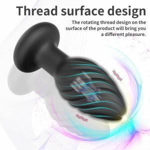 Analni vibrator z daljincem Threaded