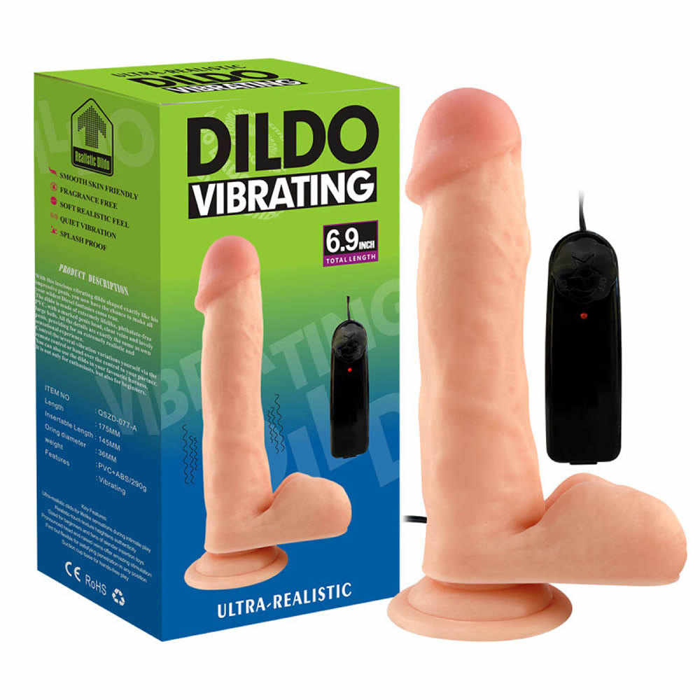 Lolita-LifeStyle-Ultra-realistic-vibrating-dildo-pvc-6.9-inch-1 Vibracijski dildo Ultra realistic 6.9 inch