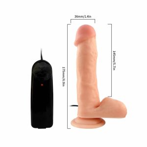 Lolita-LifeStyle-Ultra-realistic-vibrating-dildo-pvc-6.9-inch-2 Vibracijski dildo Ultra realistic 6.9 inch