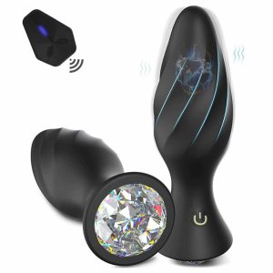 Analni vibrator z daljincem Jewelry