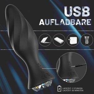 Analni vibrator z daljincem Jewelry