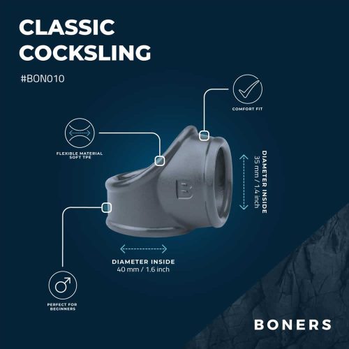 Obroč za penis in moda Boners Cocksling