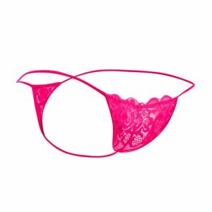 Lolita-Lifestyle-secret-MOB-Eroticwear-mans-Lace-thong-pink-3 MOB Eroticwear moške čipkaste tangice roza