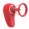 Sesalni vibrator za klitoris z dvema skodelicama