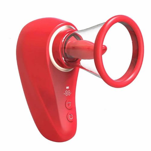 Sesalni vibrator za klitoris z dvema skodelicama