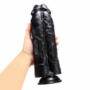 XXL dildo za dvojno penetracijo X-men black