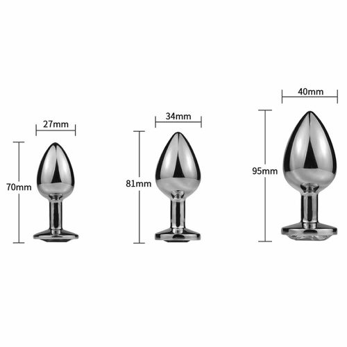 Gemstone Anal plug set