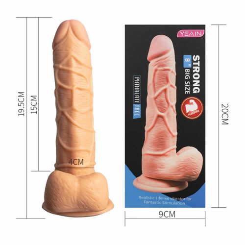 Lolita-LifeStyle-Lifelike-dong-8inch-Yeain-2 Teksturiran realističen dildo 8 inčev