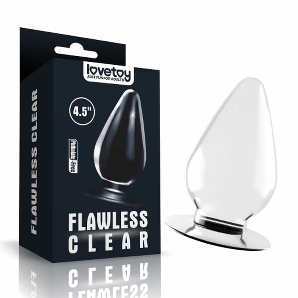 Lolita-LifeStyle-Lovetoy-Flawless-clear-butt-plug-large-1 XL analni čep Flawless