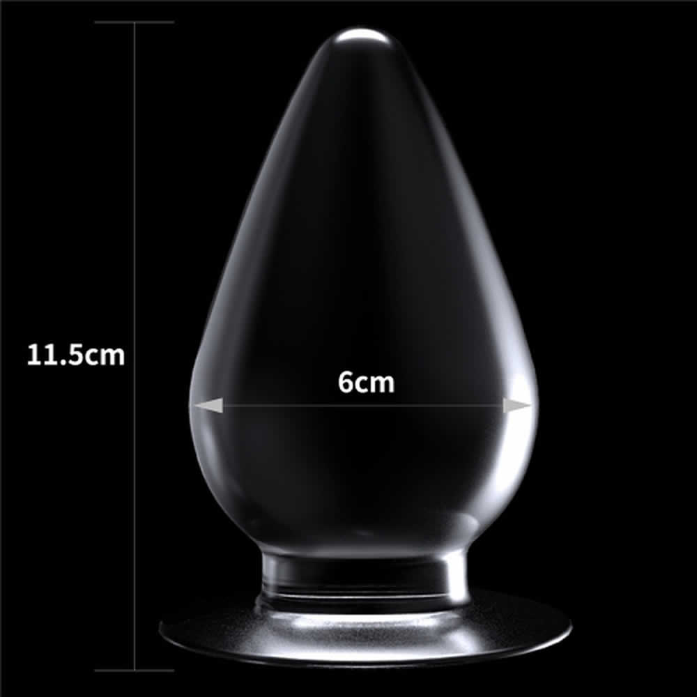 Lolita-LifeStyle-Lovetoy-Flawless-clear-butt-plug-large-2 XL analni čep Flawless
