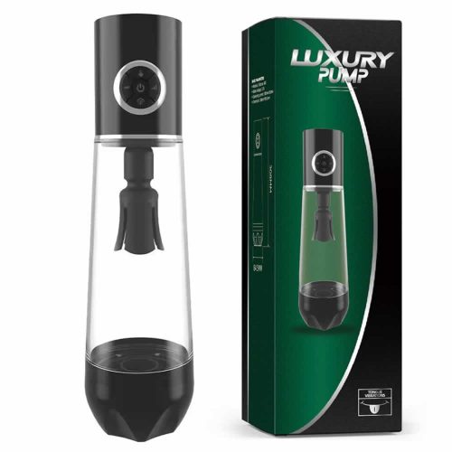 Lolita-LifeStyle-Luxury-Penis-pump-automatic-rechargeable-green-1 Avtomatska vibracijska erekcijska črpalka Luxury
