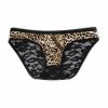 Moške hlačke s čipko leopard