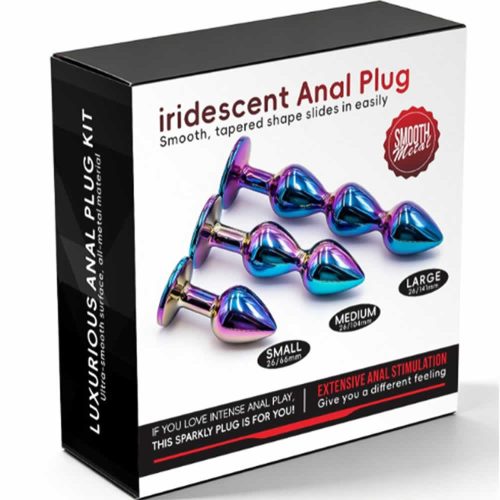 Iridescent Anal plug set