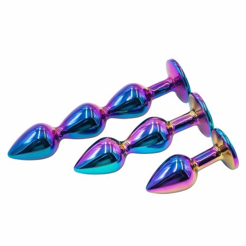 Iridescent Anal plug set