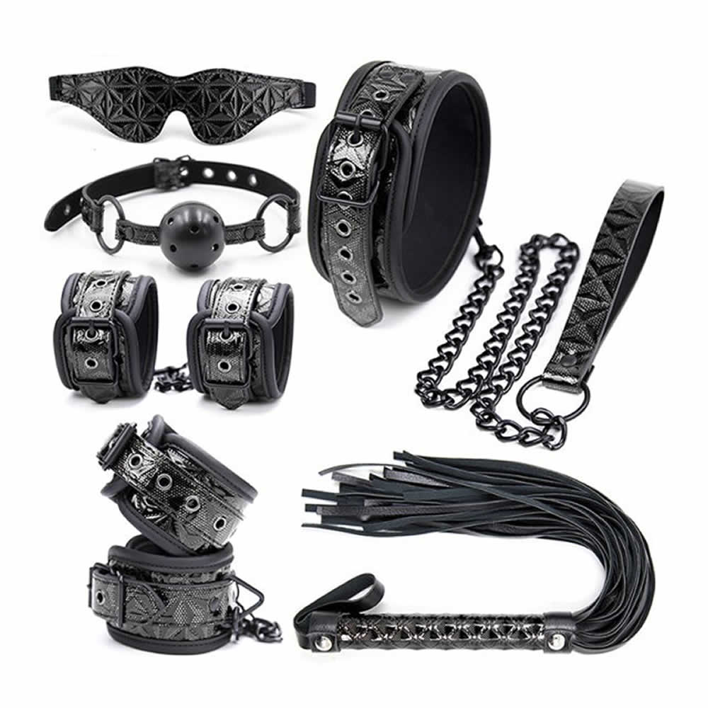 Lolita-LifeStyle-Secret-play-Diamnond-pattern-set-black-1 BDSM set Diamond pattern
