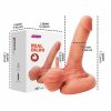 6.3 inčni dildo iz tekočega silikona s široko bazo
