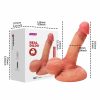 7 inčni dildo iz tekočega silikona s široko bazo