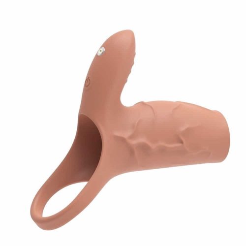 Vibracijski rokav za penis s stimulatorjem klitorisa