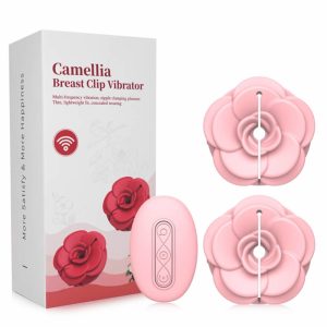 Vibracijske ščipalke za bradavice Camellia Rose