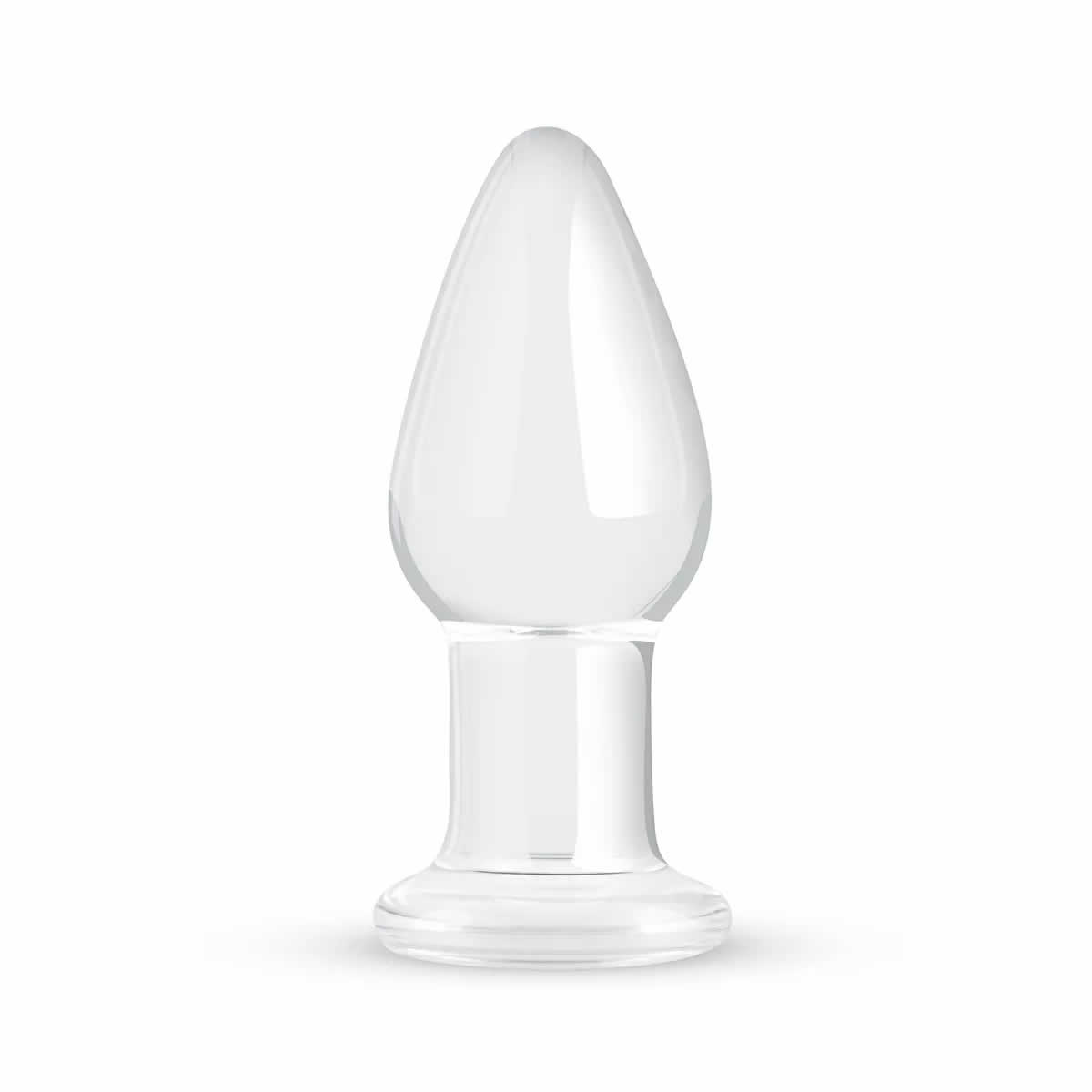 Lolita-Lifestyle-Gildo-Clear-Glass-Butt-plug-1 Steklen analni čep Gildo