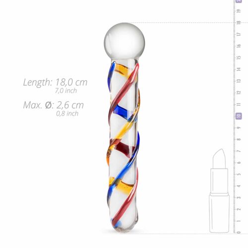 Steklen dildo No.10 Gildo