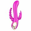G-spot in klitoris vibrator z analnimi kroglicami