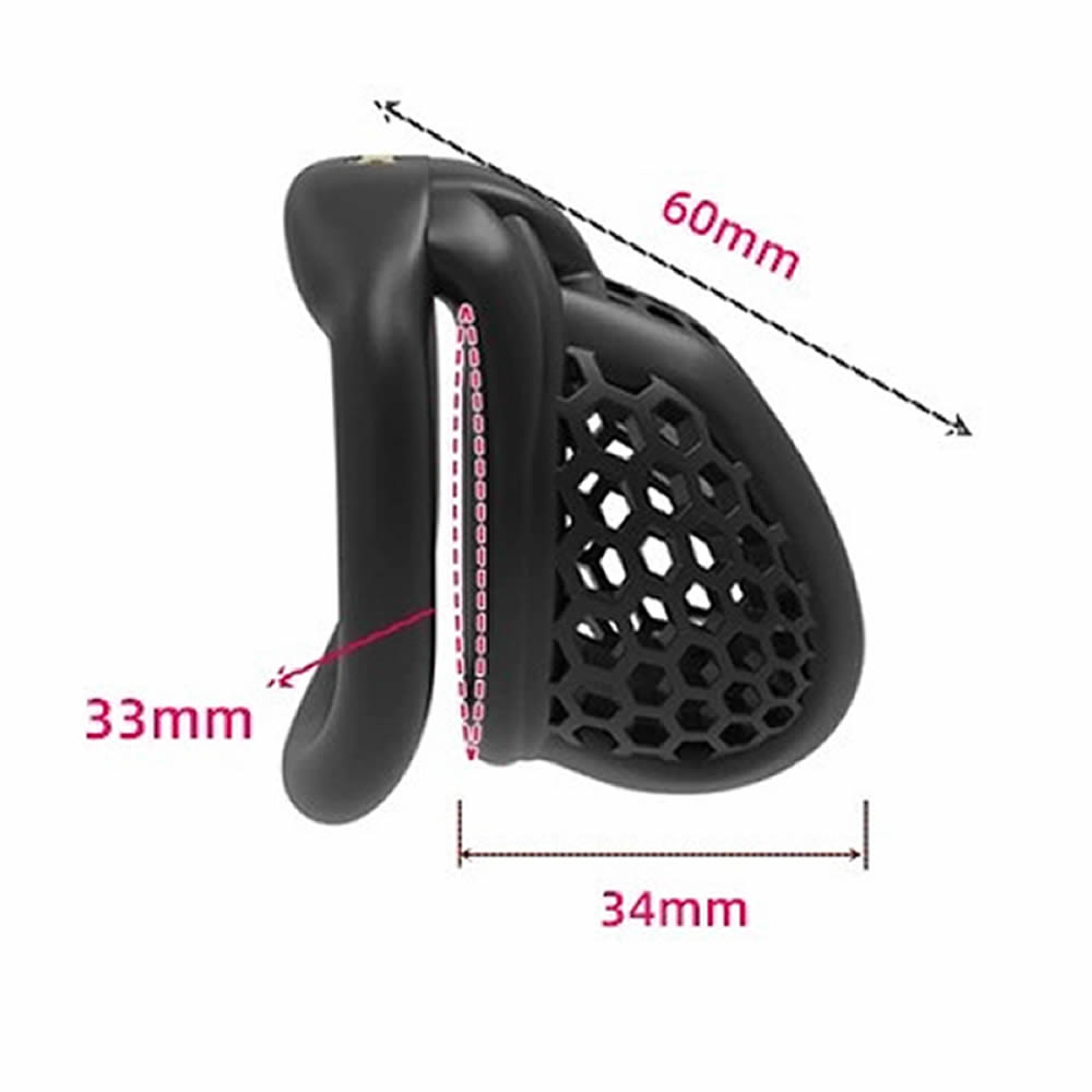 Lolita-Lifestyle-Honeycomb-medium-cock-cage-3 Mini mrežasta kletka za penis Honeycomb M