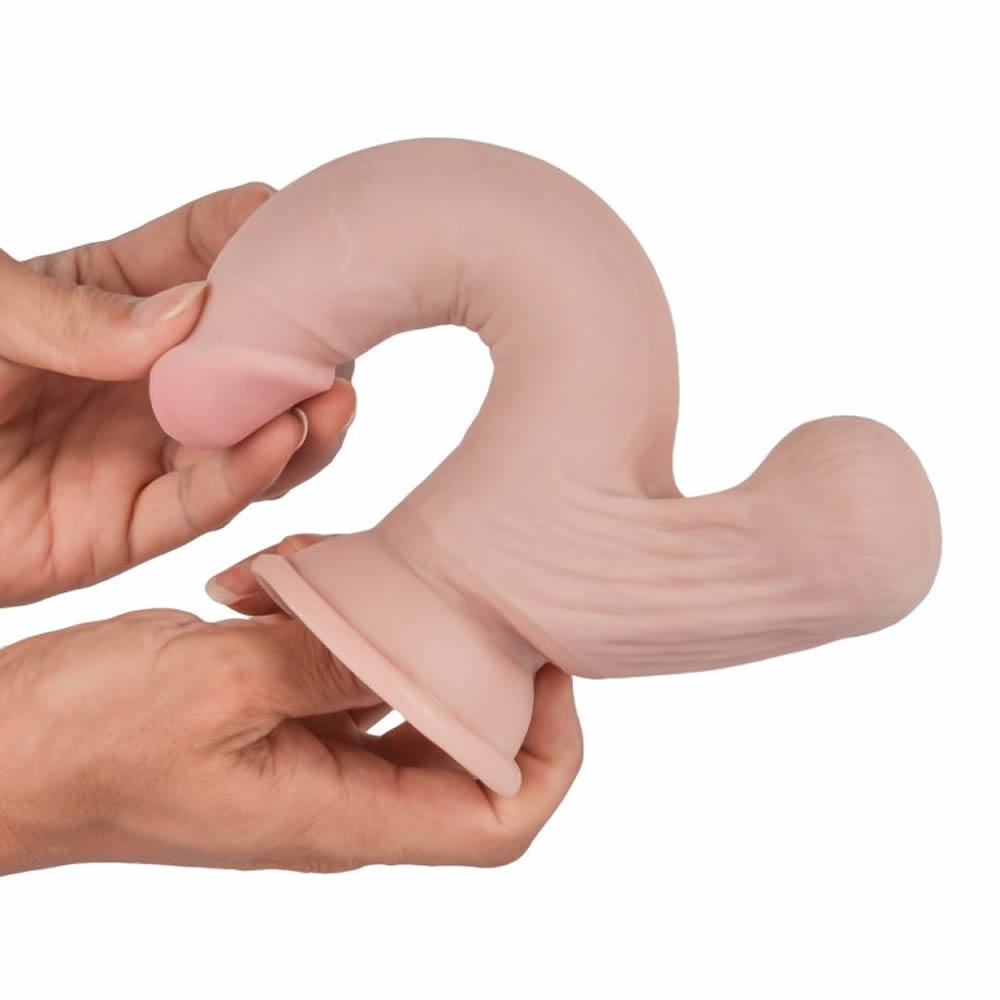 Lolita-Lifestyle-Knight-Triple-densitydildo-8.5-inch-2 Knight 3D Triple Density 8.5 dildo swinging balls
