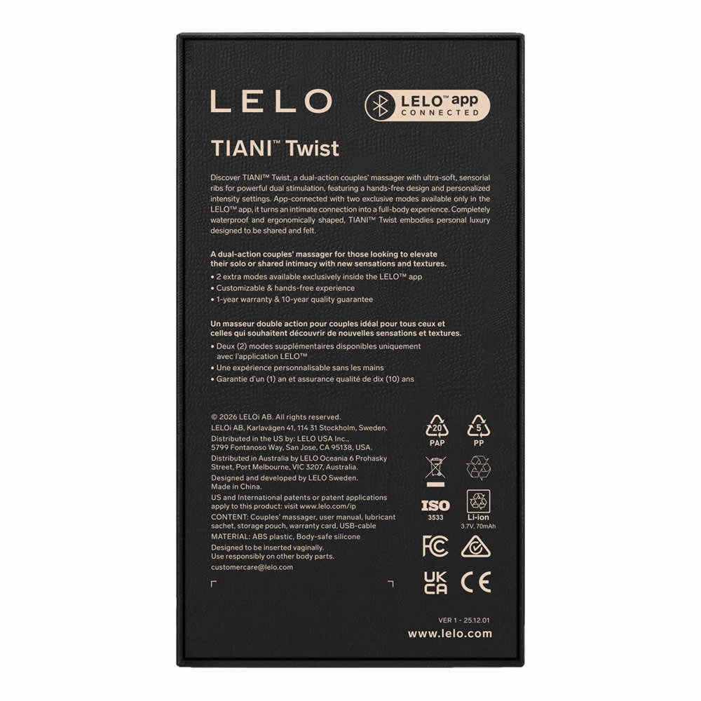 Lolita-Lifestyle-Lelo-Tiani-Twist-pink-6 Zadnja stran embalaže Lelo Tiani Twist
