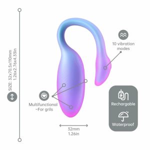 Funkcije Magic Motion Flamingo Max App vibracijski jajček vijoličen