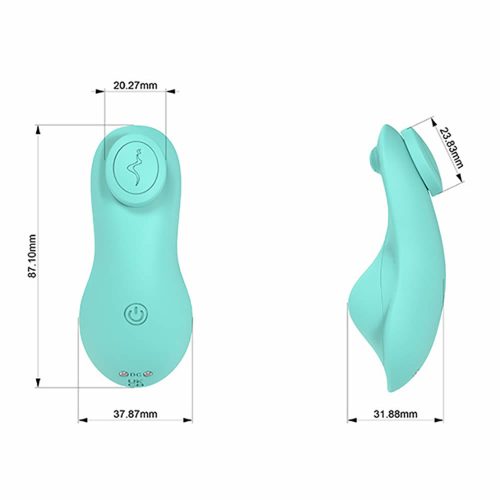 Dimenzije Panty vibrator z daljincem Aqua